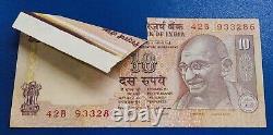 India 2011 2017 10 Rupee Old Issue Superb Big Extra Paper Note Unc Rare