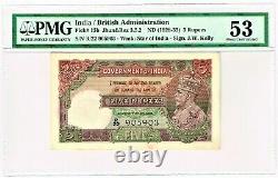 India 5 Rupees ND (1928-35) Pick 15b Jhun3.5.2 PMG About Unc 53