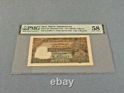 India 5 Rupees P-15b ND(1928-35) PMG 58 Staple Holes at Issue