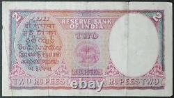 India/British P17a 2 Rupees VF+