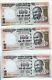 India Gandhi 100 Rupees Previous Issue- Solid Number 111111-999999 Unc Set