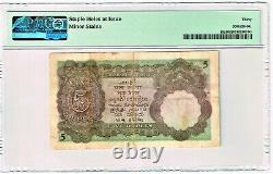 India Gov. Of India 5 Rupees ND (1928-35) Pick 15b Jhun3.5.2 PMG Very Fine 30