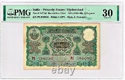 India Hyderabad 5 Rupees ND (1945-46) Pick S273d, PMG Very Fine 30