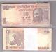 India Low Number 100 X 10 Rupees Banknote Full Bundle Unc 000001 To 000100