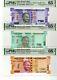 India New 2016 2019 Set Of 200 100 50 Rupees Gem Unc Low Serial 3 Pmg Graded