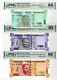 India New 2016 2019 Set Of 200 100 50 Rupees Gem Unc Low Serial 4 Pmg Graded