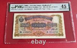 India Princely States / Hyderabad 1 Rupee, nd 1941-45 PMG 45 Pick 274 D