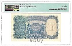 India Reserve Bank 10 Rupees (1943) Pick 19b Jhun4.5.2 PMG Choice About Unc 58