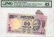 India Reserve Bank Rs 50 WMK M. Gandhi Paper Jam Error PMG 45 Extremely Fine