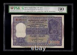 India, Rupees 100, P. C. Bhattacharya, Pick #45, Pmcs 30 Very Fine
