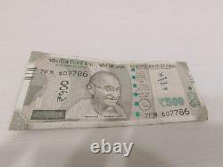 Indian Currency Note With Holy No. 786 Rs. 500 i love you note