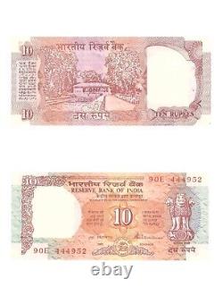 Indian Old 10 Rupee Note Currency (33 Years Old Note) New Fresh Note- Free Ship
