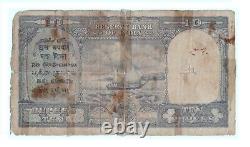 Original 10 Rs British India Note C. D. Deshmukh Signed king George VI. G5-63