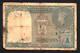 PAKISTAN OVPT on INDIA 1 RUPEE P1 1947 KING GEORGE VI FIRST BANK NOTE BRITISH