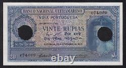 Portugal India Banknote 10 Rupias P37 1945 Unc