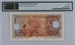 Portuguese India 10 Rupees Rupias 1945 P. # 36 PMG 66 EPQ Rare