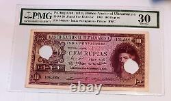 Portuguese India-goa Rs 100 Cem Rupia Note Sign A-7 & P-2 Dt 29-11-1945 Pmg 30