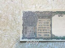 RARE BANKNOTE 1940 India 1 Rupee XF