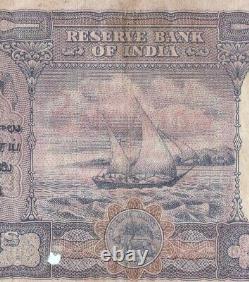 Rare 10 Rs British India Banknote Burma Issue Collectible Unique Hobby. G5-65