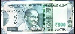 Rare Indian Currency 500 Rupee