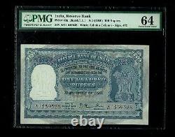 Republic India 100 Rupees 1950 1st Issue P41a PMG-64