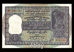Republic India 100 Rupees 1962-67 P C Bhattacharya P-45 Uncirculated