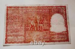Republic India, 1959, 100 Rupees, haz Persian Gulf Issue, Signed by H. V. R