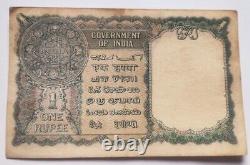 Republic India, one rupees ce jones red serialnumber 1940 unc
