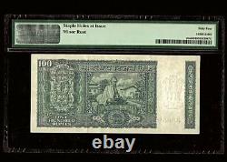 Republic Of India 100 Rupees Gandhi issue (1969) UNC PMG-64 Pick #70a