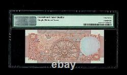 Republic Of India 20 Rupees PICK#82c 1975 Superb Gem-67