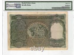 Reserve Bank India 100 Rupees Cawnpore 1943 P# 20h PMG 35 Choice Very Fine
