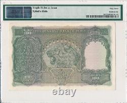 Reserve Bank India 100 Rupees ND(1943) Bombay PMG 53