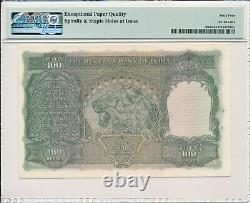 Reserve Bank India 100 Rupees ND(1943) Bombay PMG 64EPQ