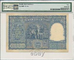 Reserve Bank India 100 Rupees ND(1949-57) Red S/No PMG 30