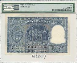 Reserve Bank India 100 Rupees ND(1950) PMG 40