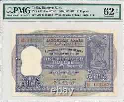 Reserve Bank India 100 Rupees ND(1952-67) PMG 62NET
