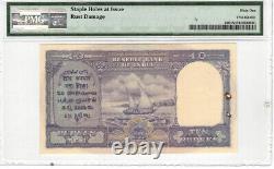 Reserve Bank of India 10 Rupees 1943 P# 24 Wmk George VI PMG 61 NET UNC