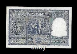 Rs 100/- 1950S Issue RAMARAU Elephant Issue X Prefix DELHI Mint! UNC