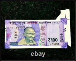 Rs 100/- India Banknote Latest Issue EXTRA PAPER / Butterfly ERROR GEM UNC