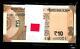 Rs 10/- LOW SOLID NUMBER 000001 100 SERIAL PACKET YEAR GEM UNC