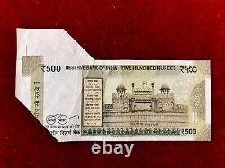 Rs 500/-India Banknote Misprint/Error EXTRA PAPER LATEST ISSUE ULTRA Unique