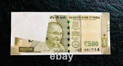 Rs 500/-India Banknote Misprint Error Partial Dry Print Unique