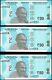 Rs 50/-India Banknote Massive Error Serial Numbers Print Misaligned! 3 In Seq