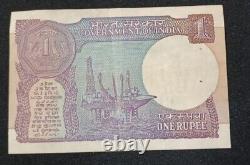 Special India 1 Rupees Bank Note Circulated Old Collectible Auspicious FREESHIP