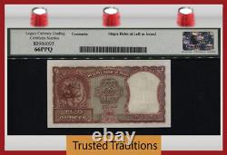 Tt Pk 27 Nd (1949-57) India 2 Rupees High Quality Deep Embossing Lcg 66 Ppq Gem