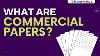 What Are Commercial Papers Commercial Paper Money Market Instrument In India