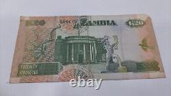 Zambia 20 kwatcha note from India